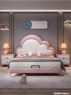 佛山大厂货，高质量仿真皮，实木床边，高密度海绵，带实木床板，全新包装，特价处理 - 淄博28生活网 zb.28life.com