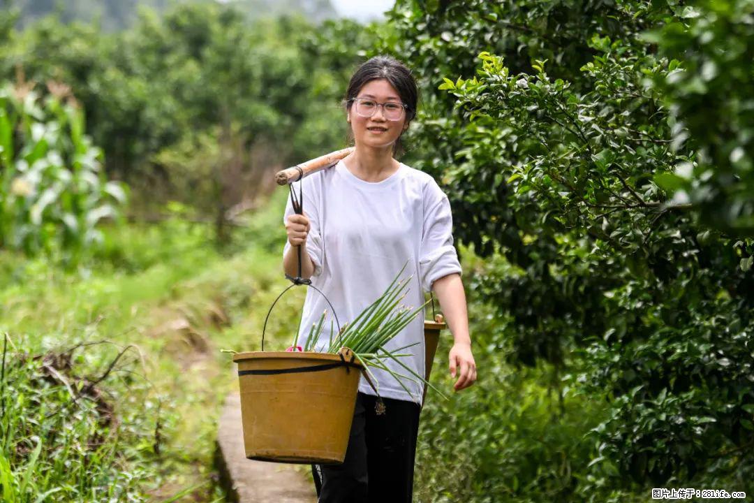 全网追的“扁担女孩”，找了一份暑假工，时薪12元 - 淄博生活资讯 - 淄博28生活网 zb.28life.com